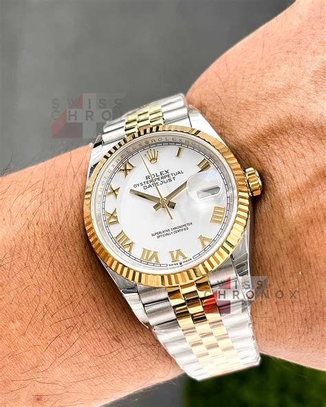 rolex 28mm two tone|rolex datejust 16234.